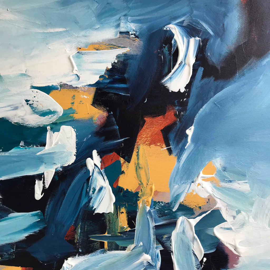 Daybreak - 152x76 cm - Original Painting-OmarObaid.com