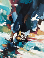 A Silent Poet - 152x76 cm - Original Painting