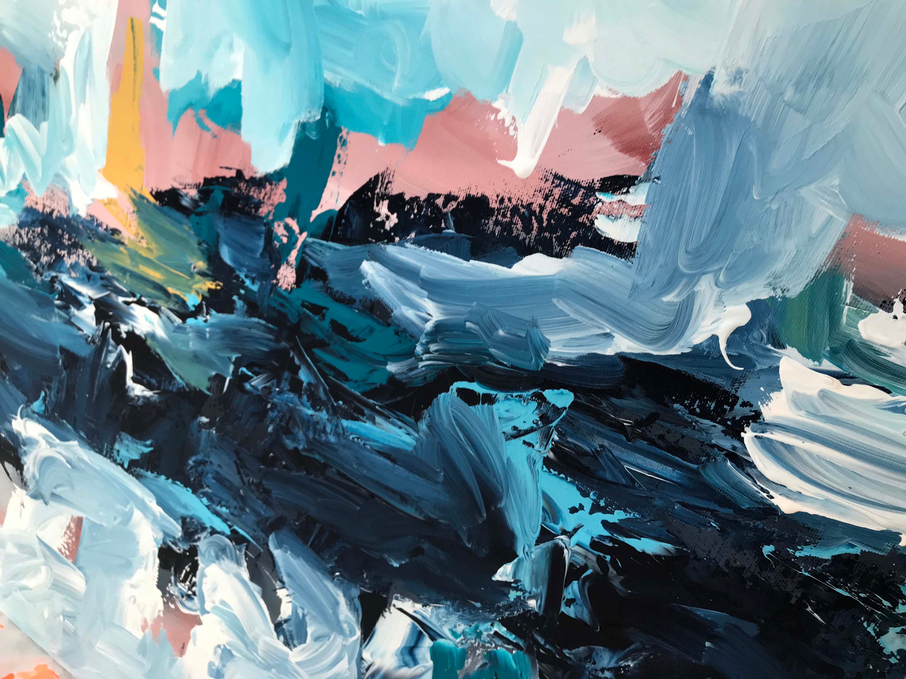 A Wave Of Emotions - 152x76 cm - Original Painting