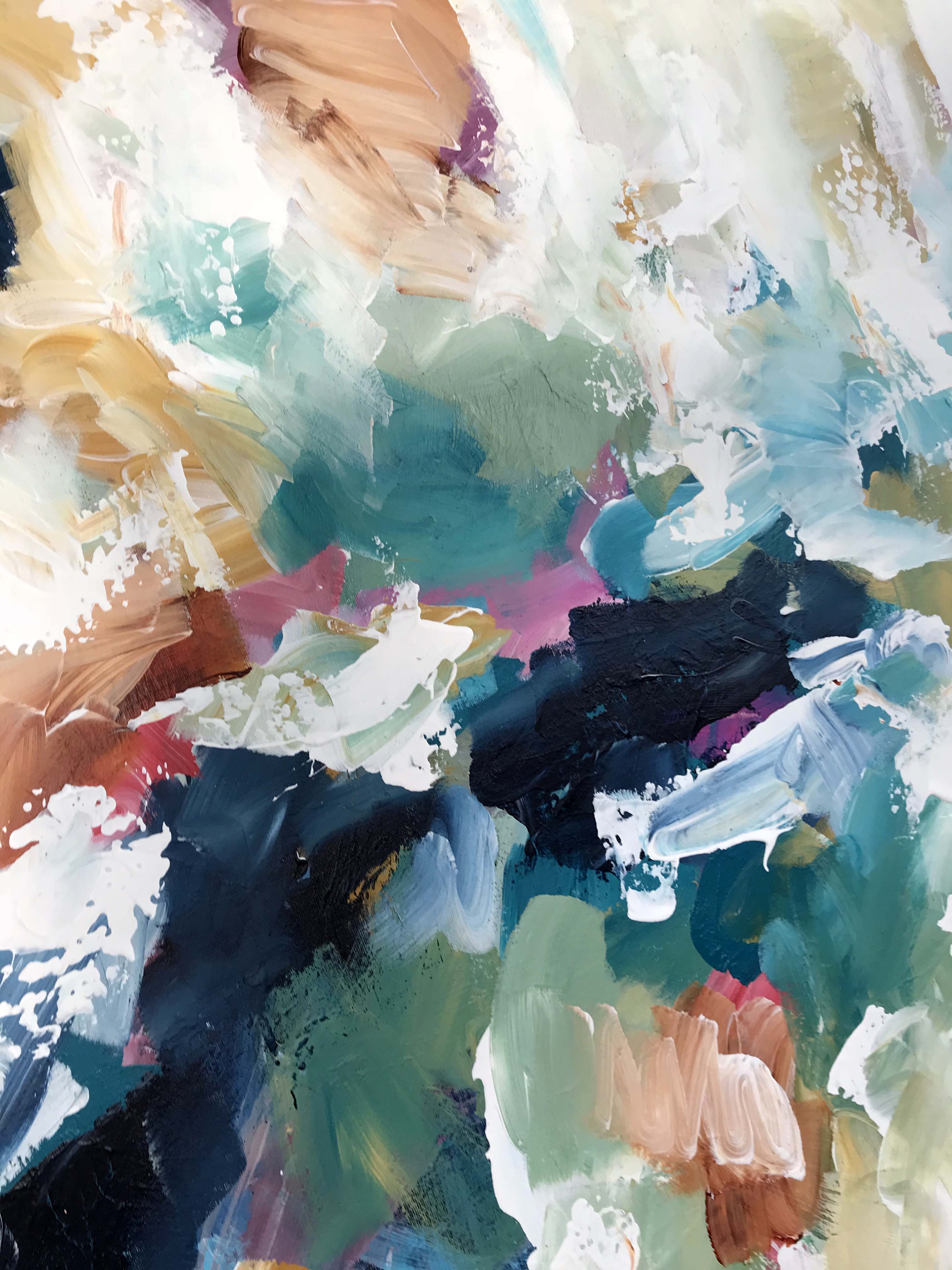 Beyond The Horizons 2 - 152x76 cm - Original Painting-OmarObaid.com