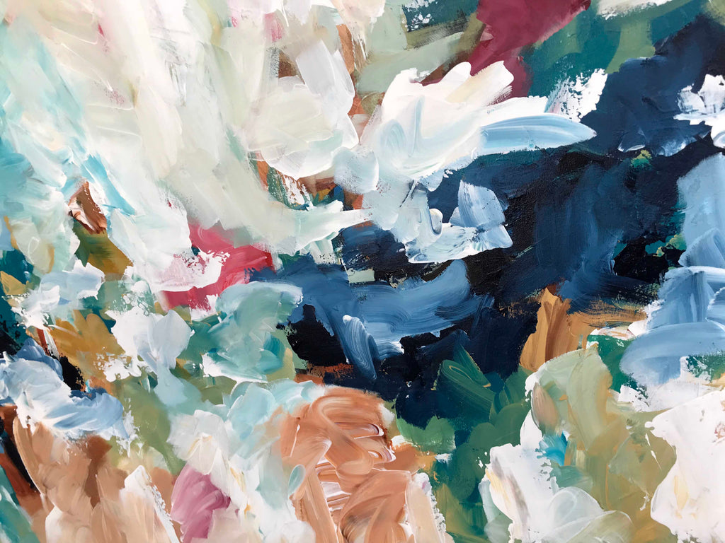Beyond the Horizons - 152x76 cm - Original Painting-OmarObaid.com