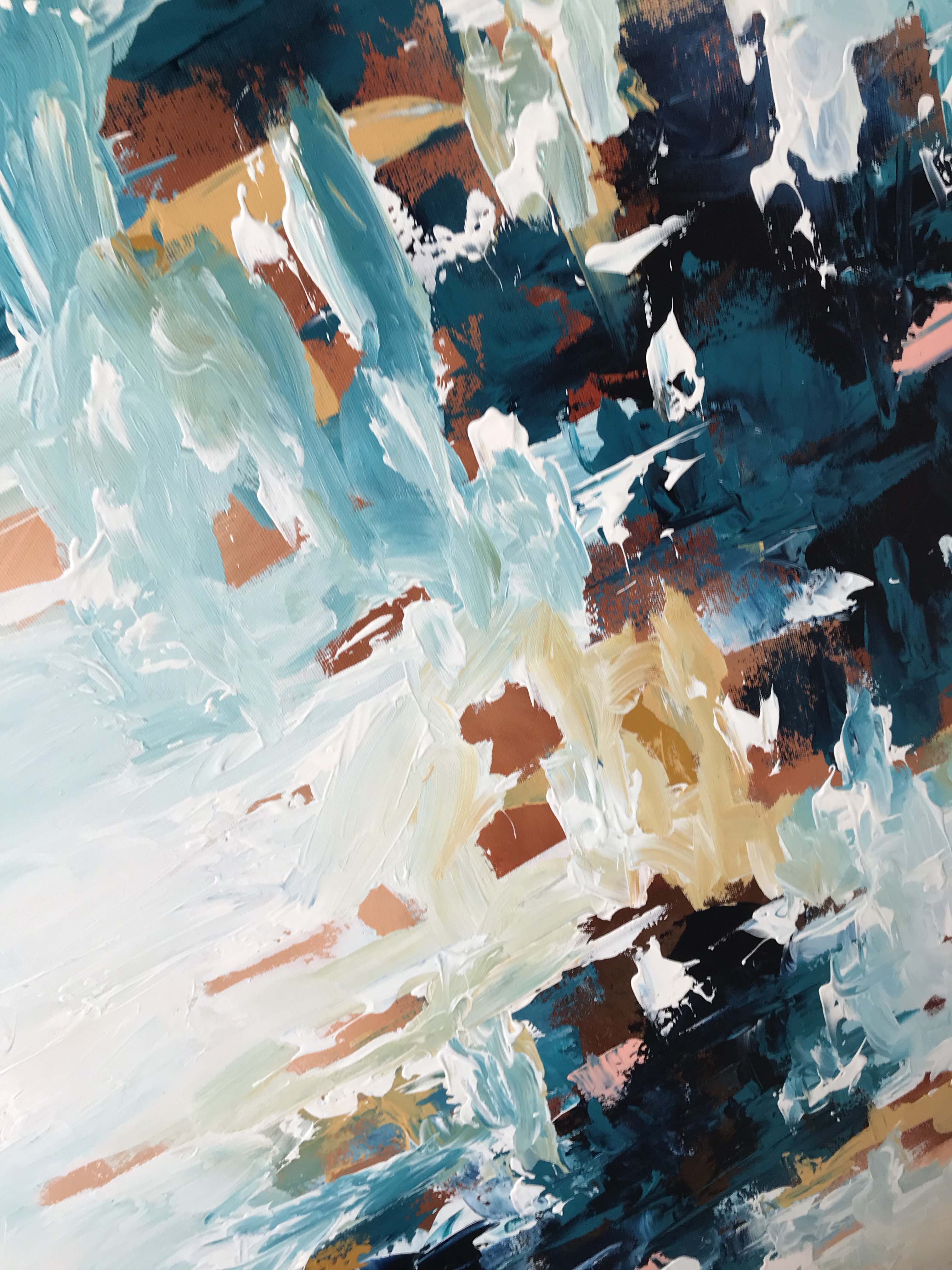Blurred Emotions - 152x76 cm - Original Painting