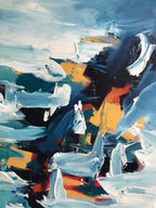 Daybreak - 152x76 cm - Original Painting-OmarObaid.com