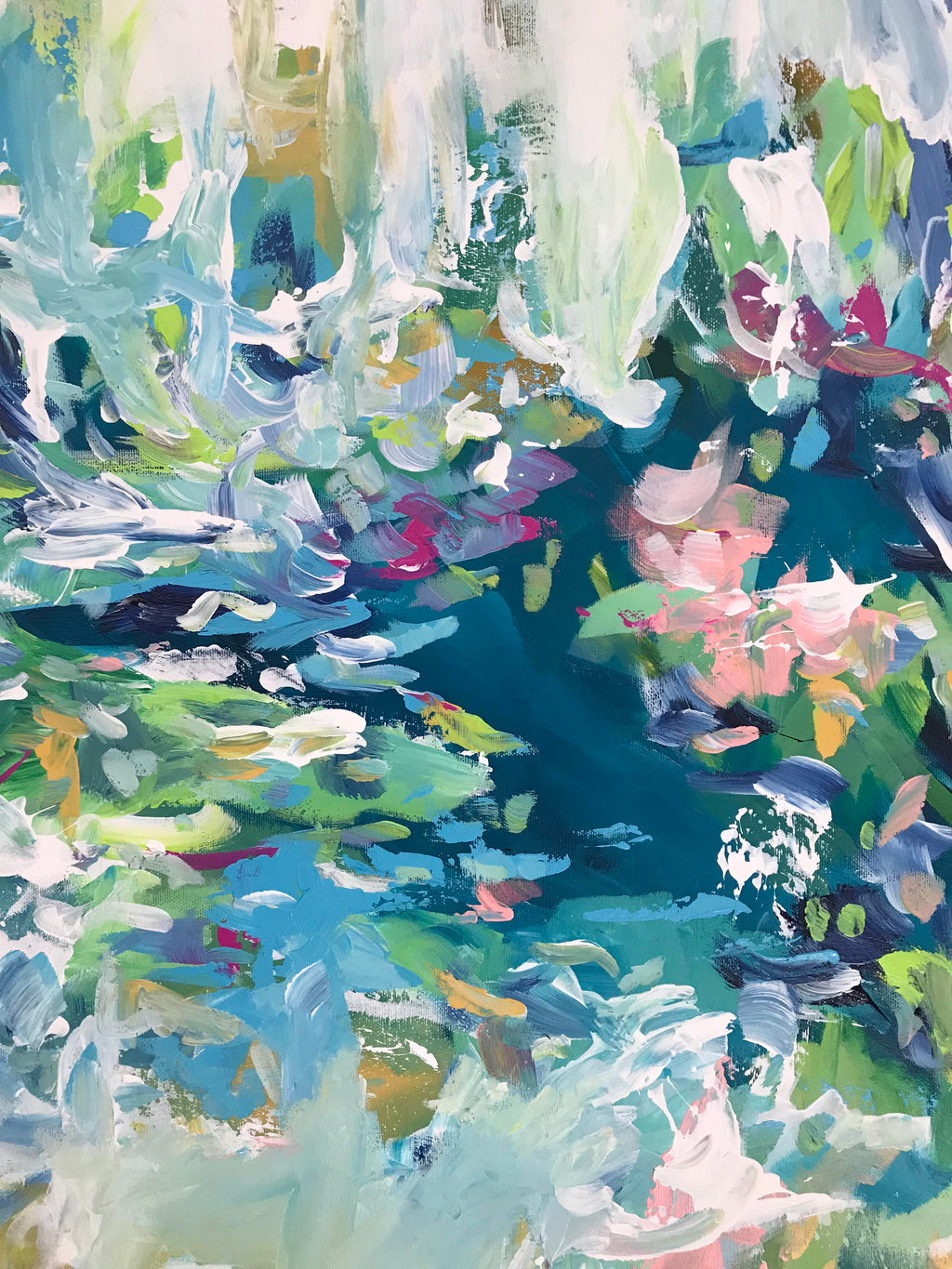 Devotion - 122x90 cm - Original Painting-OmarObaid.com