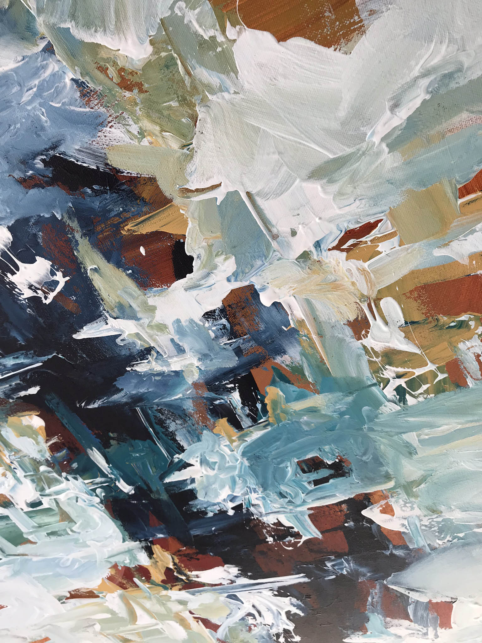 Epiphany 8 - 152x90 cm - Original Painting-OmarObaid.com