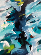 The Island - 152x76 cm - Original Painting-OmarObaid.com