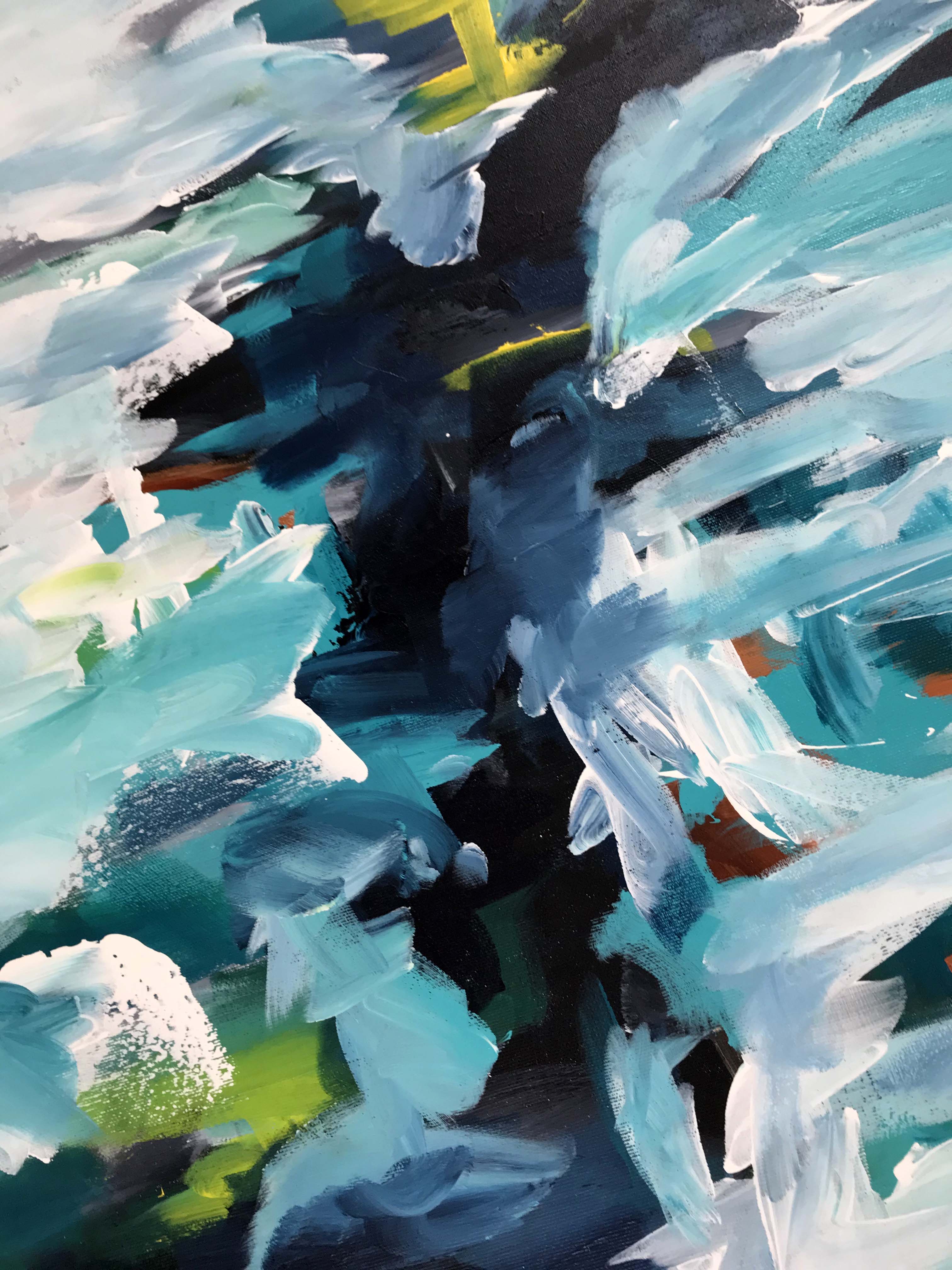 The Island - 152x76 cm - Original Painting-OmarObaid.com