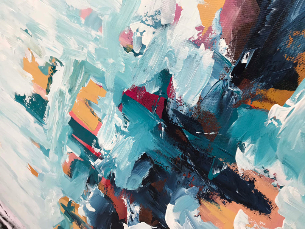 Troubled Waters - 152x76 cm - Original Painting