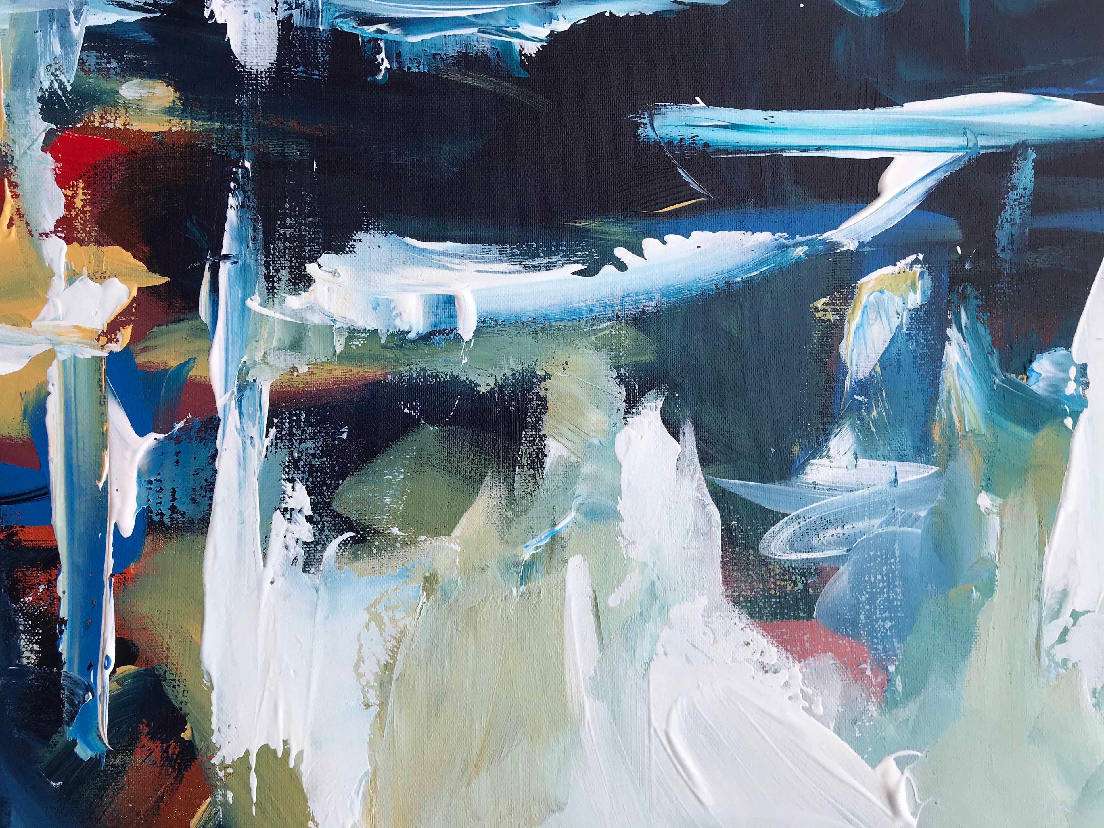Under The Surface - 180x90 cm - Original Painting-OmarObaid.com