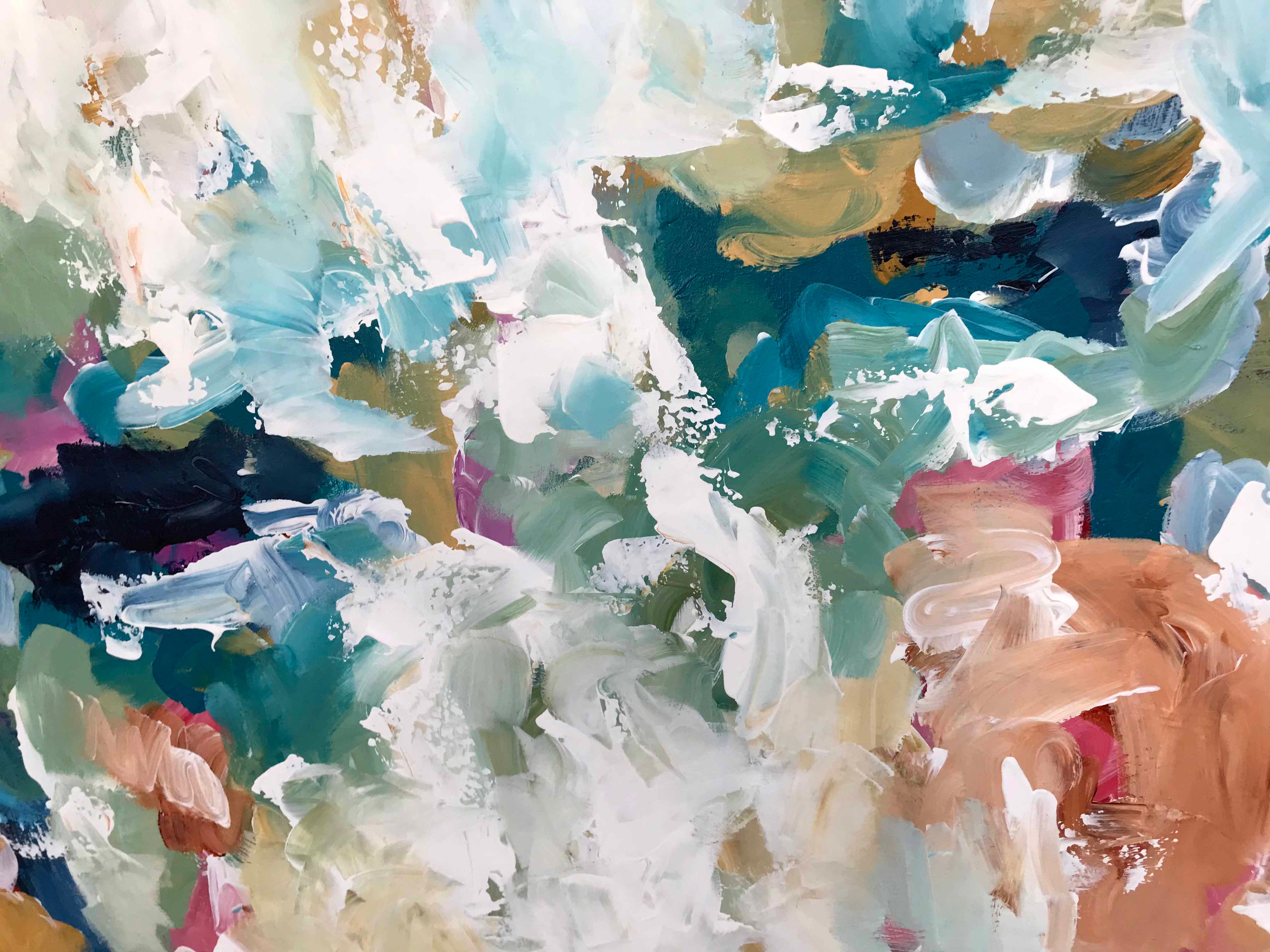 Beyond The Horizons 2 - 152x76 cm - Original Painting-OmarObaid.com