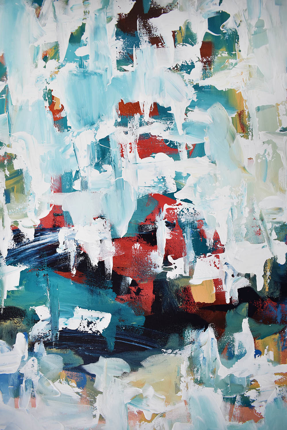 Between Places 1 - 122x90 cm - Original Painting-OmarObaid.com