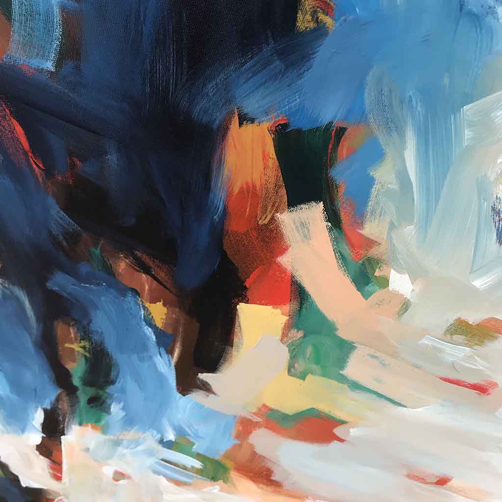 Autumn Leaves 3 - 117x76 cm - Original Painting