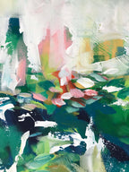 A Walk In The Forest - 92x49 cm - Original Painting-OmarObaid.com