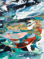 Untitled - 120x60 cm - Diptych Original Painting