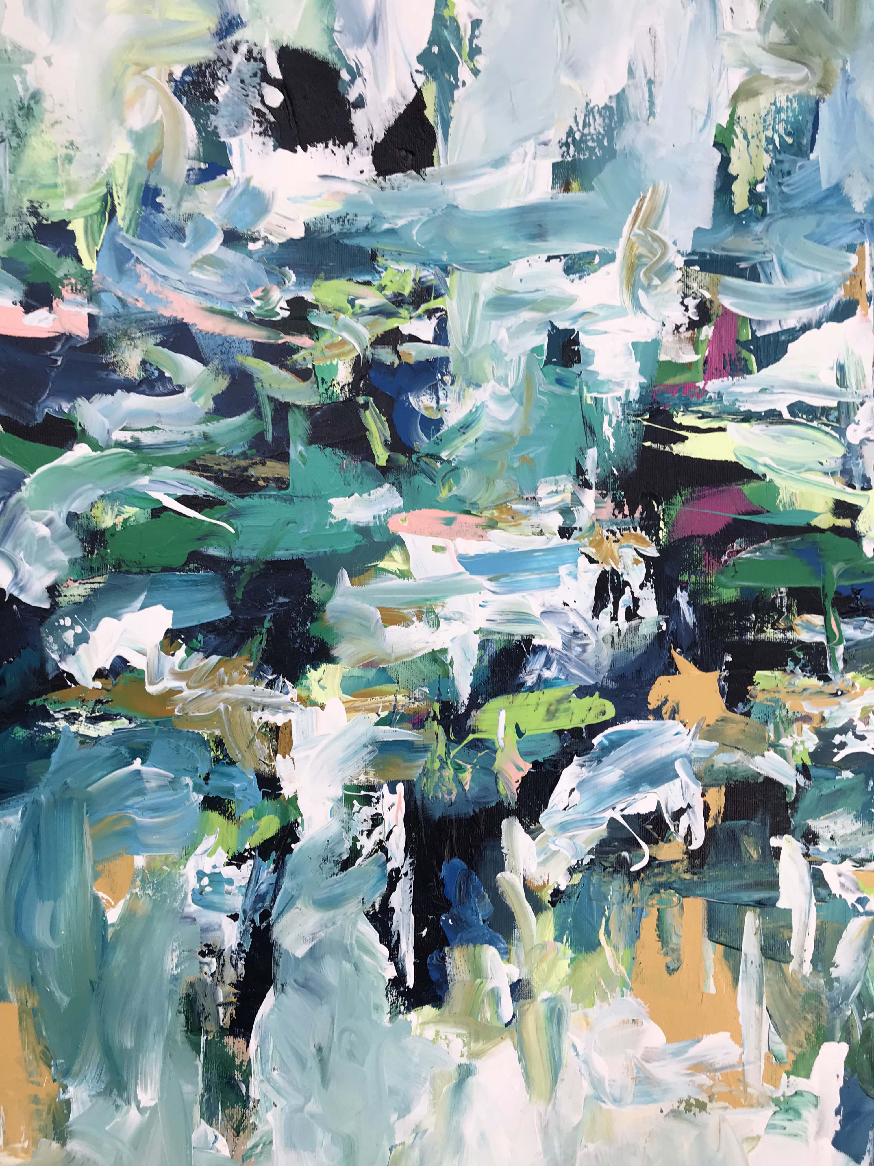 Submersion - 120x90 cm - Original Painting-OmarObaid.com