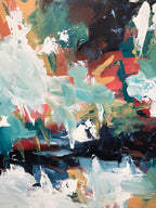 A Sense Of Belonging - 102x102 cm - Original Painting-OmarObaid.com