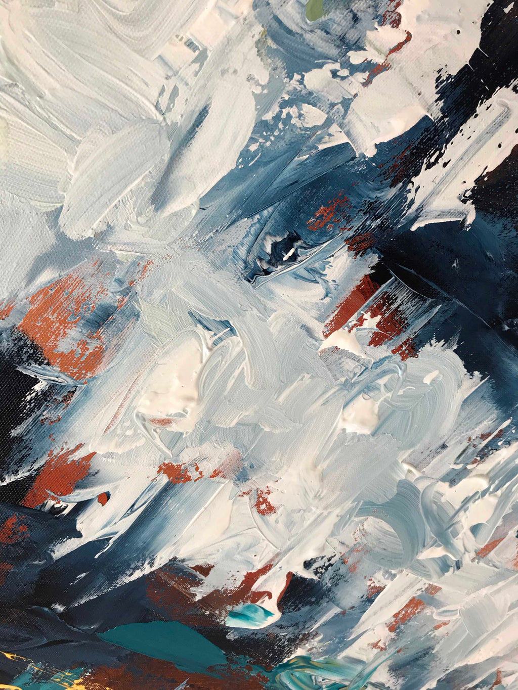 Unknown Yet Familiar - 152x76 cm - Original Painting