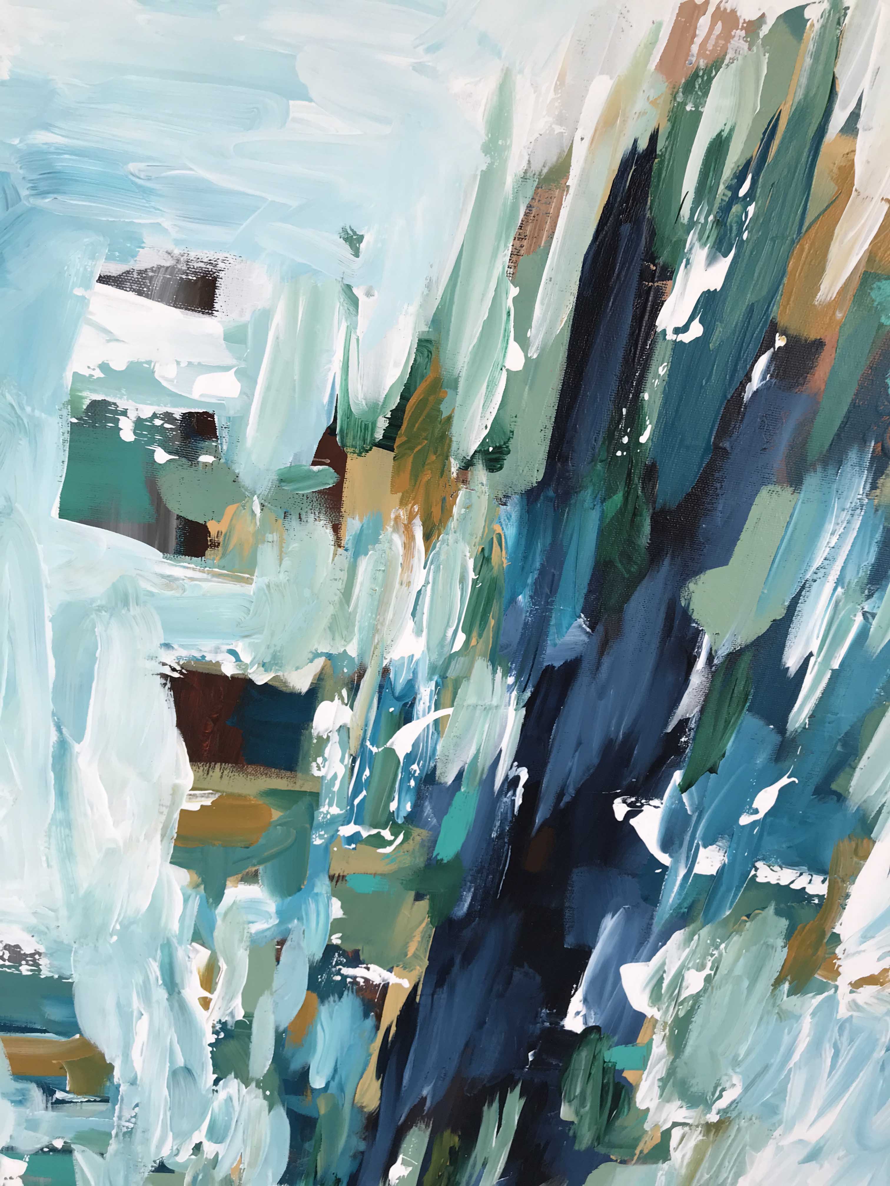 The Pond - 122x90 cm - Original Painting