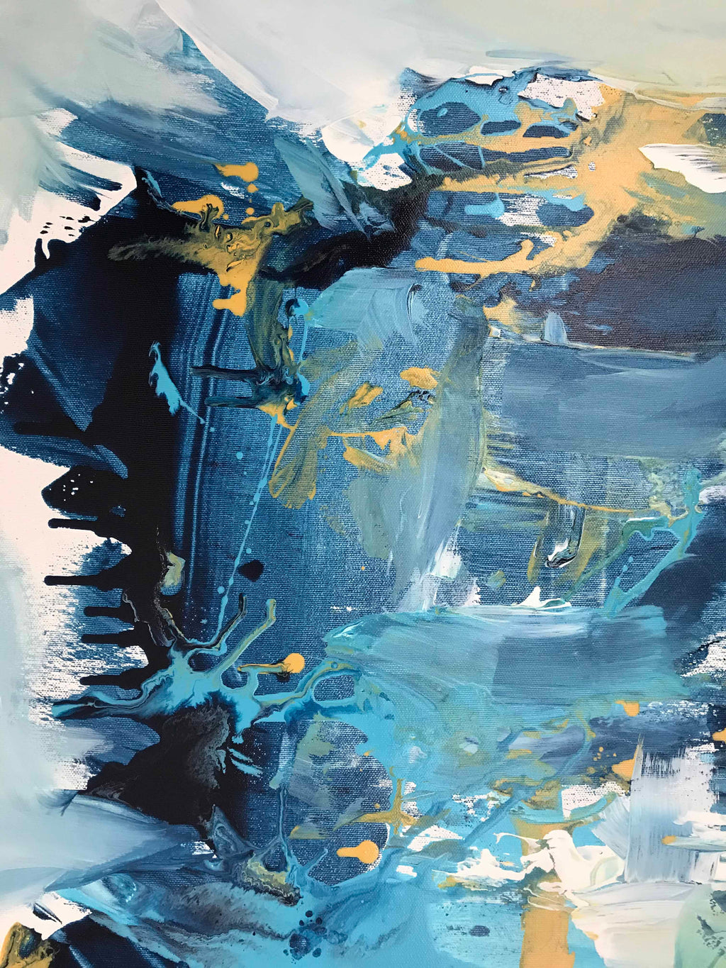The Path - 102x76 cm - Original Painting-OmarObaid.com