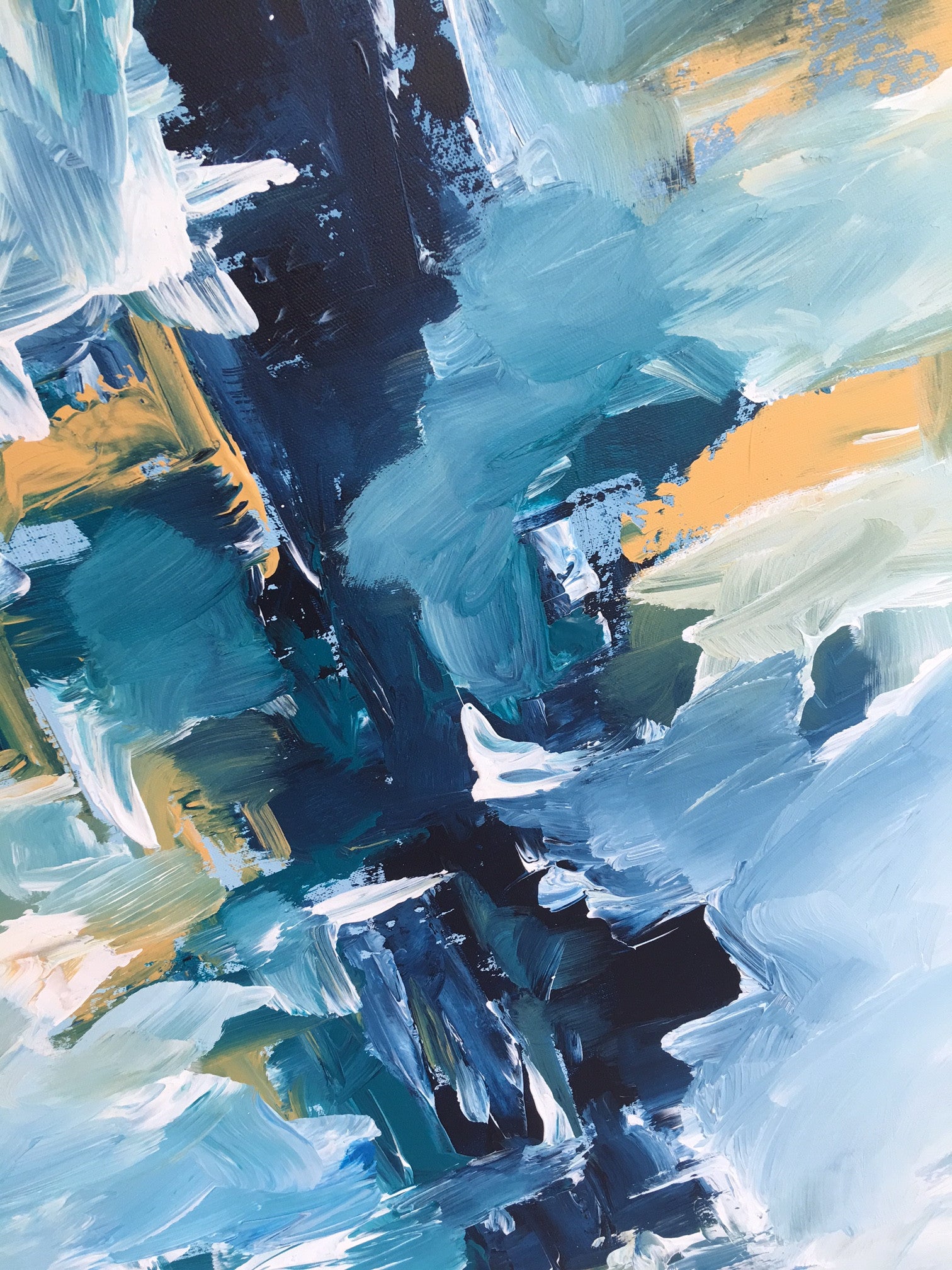 Subtraction - 150x90 cm - Original Painting-OmarObaid.com