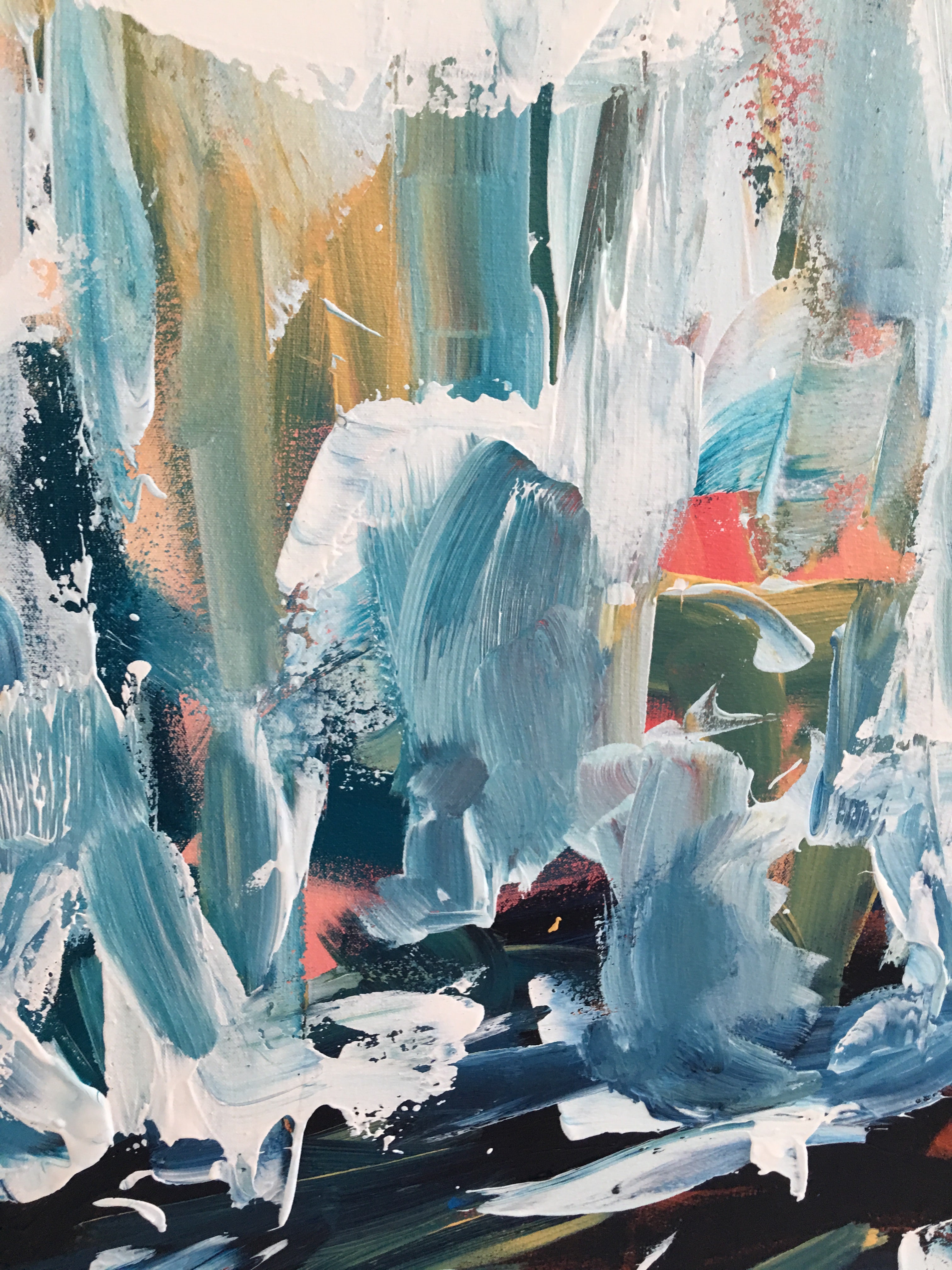 Cybernetic Dream - 150x100 cm - Original Painting-OmarObaid.com