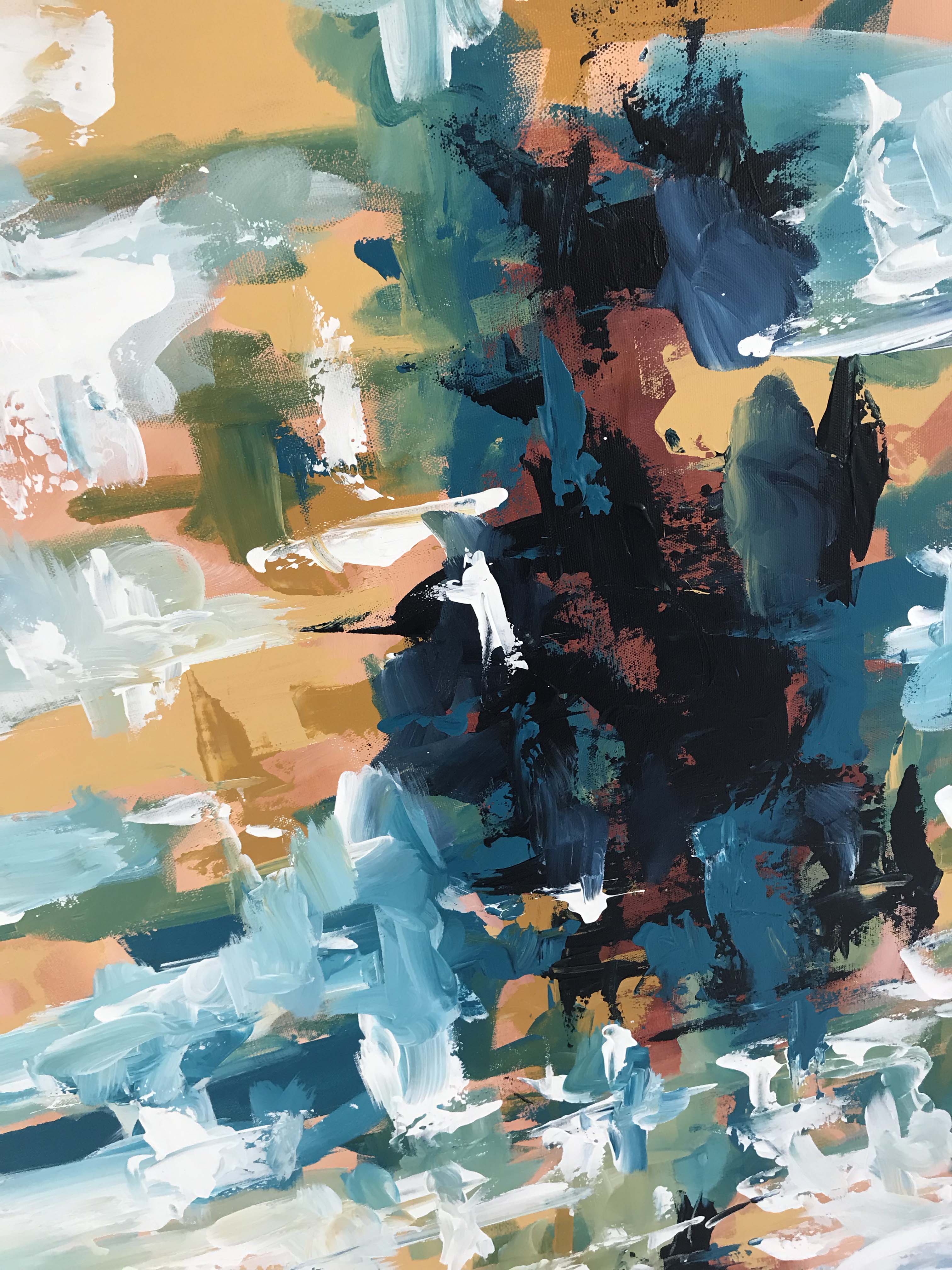 The Absence Of Light 2 - 152x90 cm - Original Painting