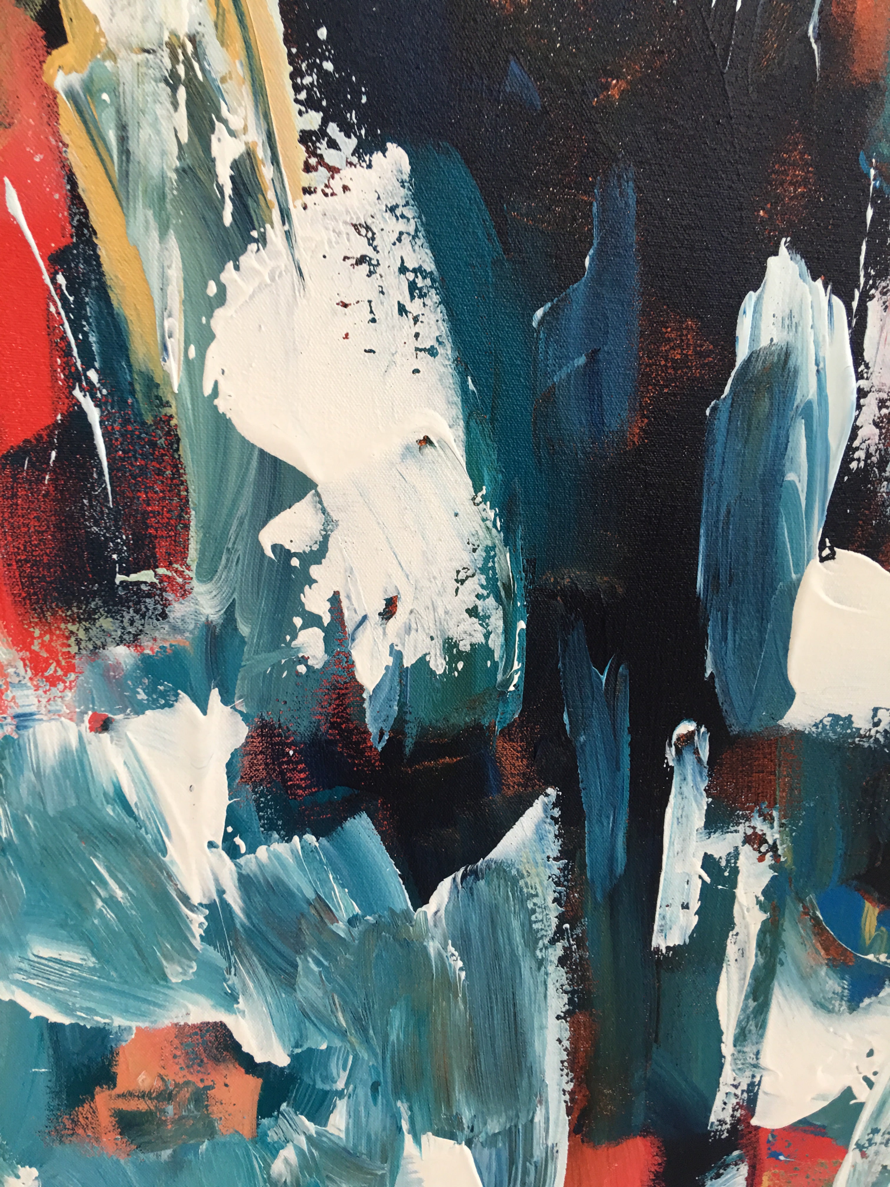 Cybernetic Dream - 150x100 cm - Original Painting-OmarObaid.com