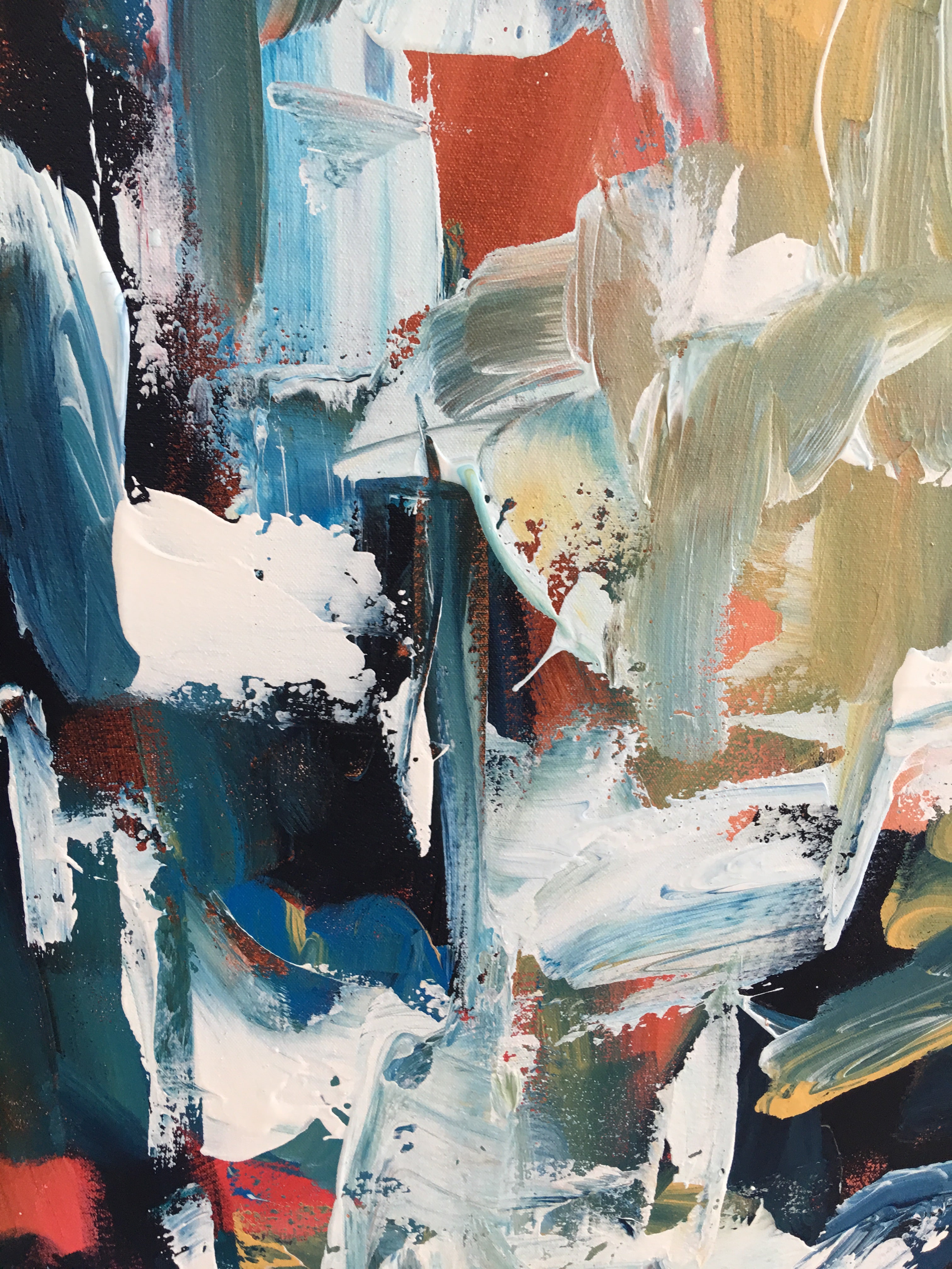 Cybernetic Dream - 150x100 cm - Original Painting-OmarObaid.com