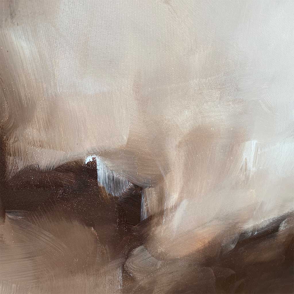 A Conversation At Dawn - 122x92 cm - Original Painting