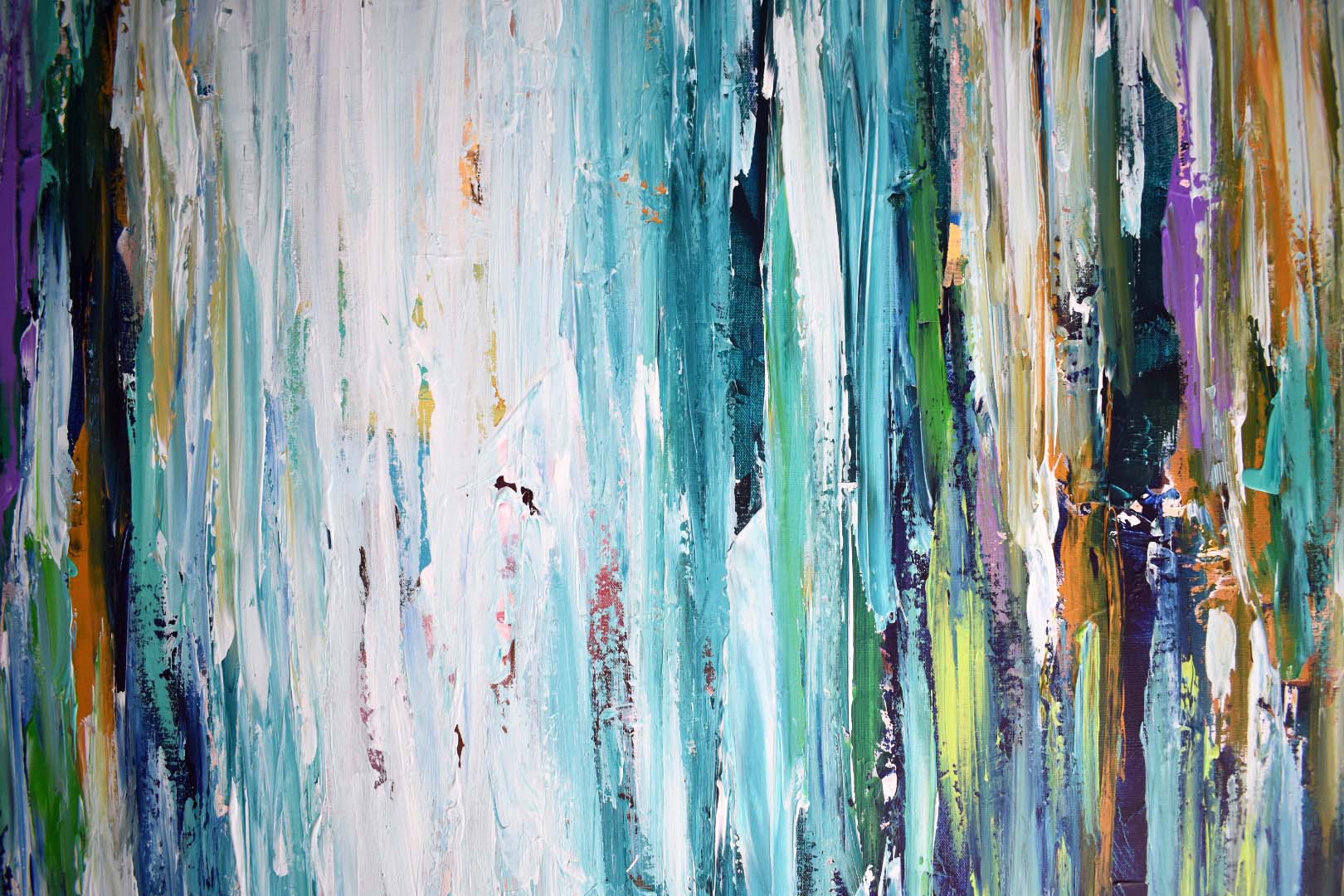Exertion 10 - 152x90 cm - Original Painting-OmarObaid.com