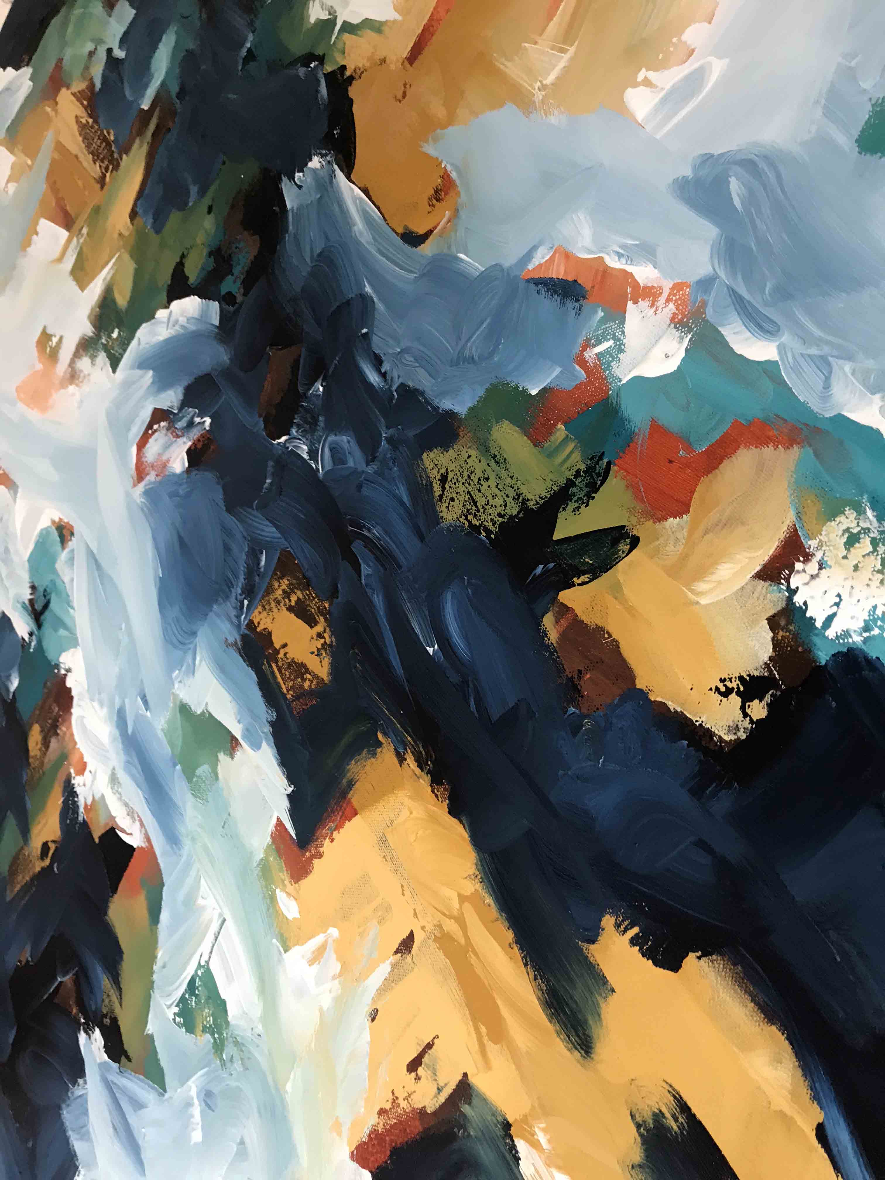 The Stream - 152x90 cm - Original Painting