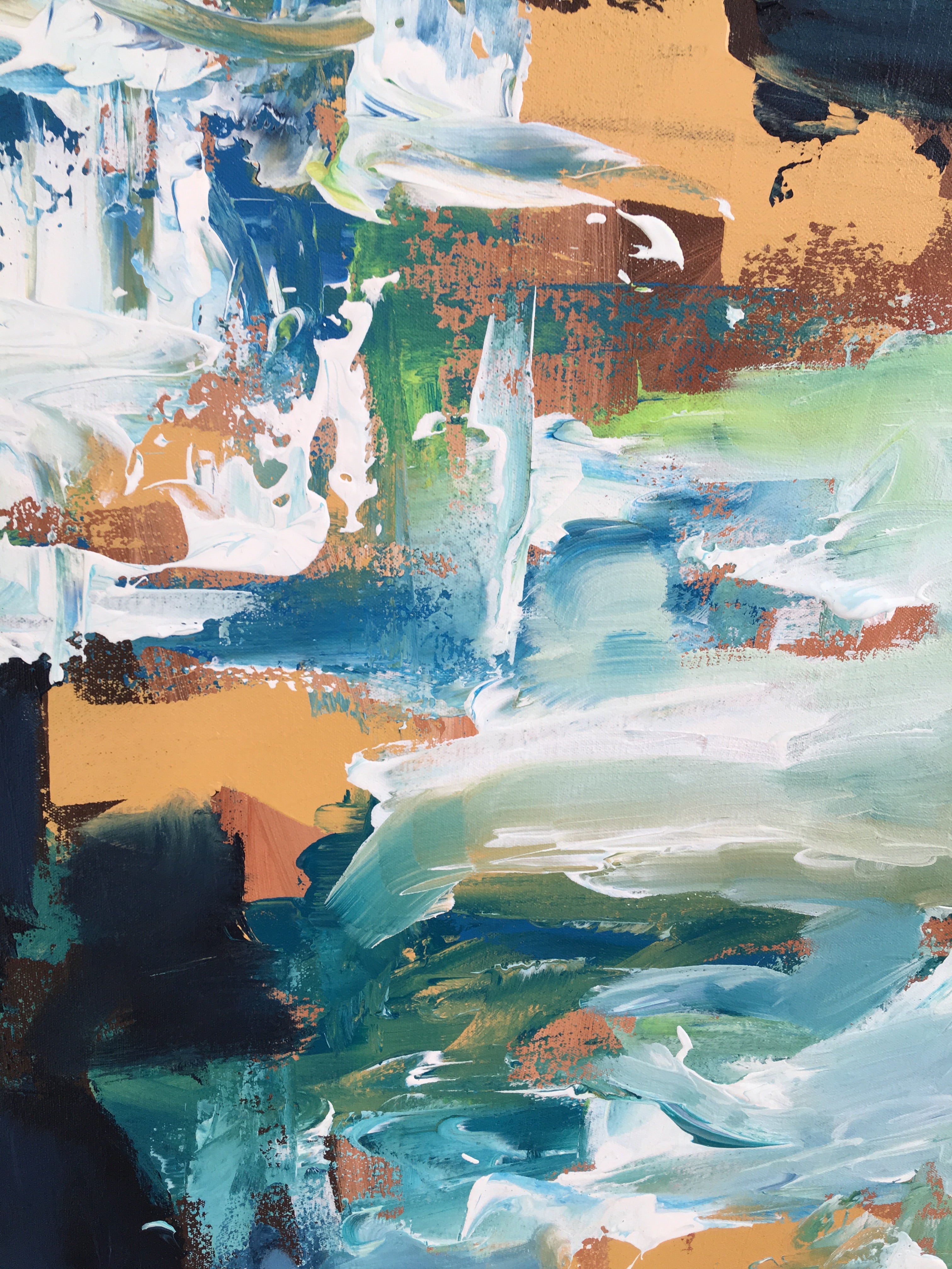 Hanging Gardens 2 - 152x92 cm - Original Painting-OmarObaid.com