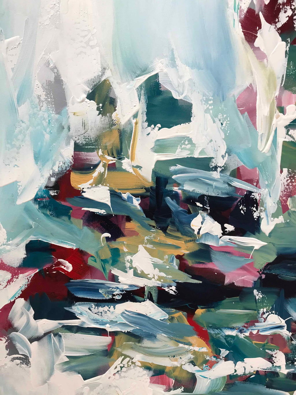Into The Wild - 102x102 cm - Original Painting-OmarObaid.com
