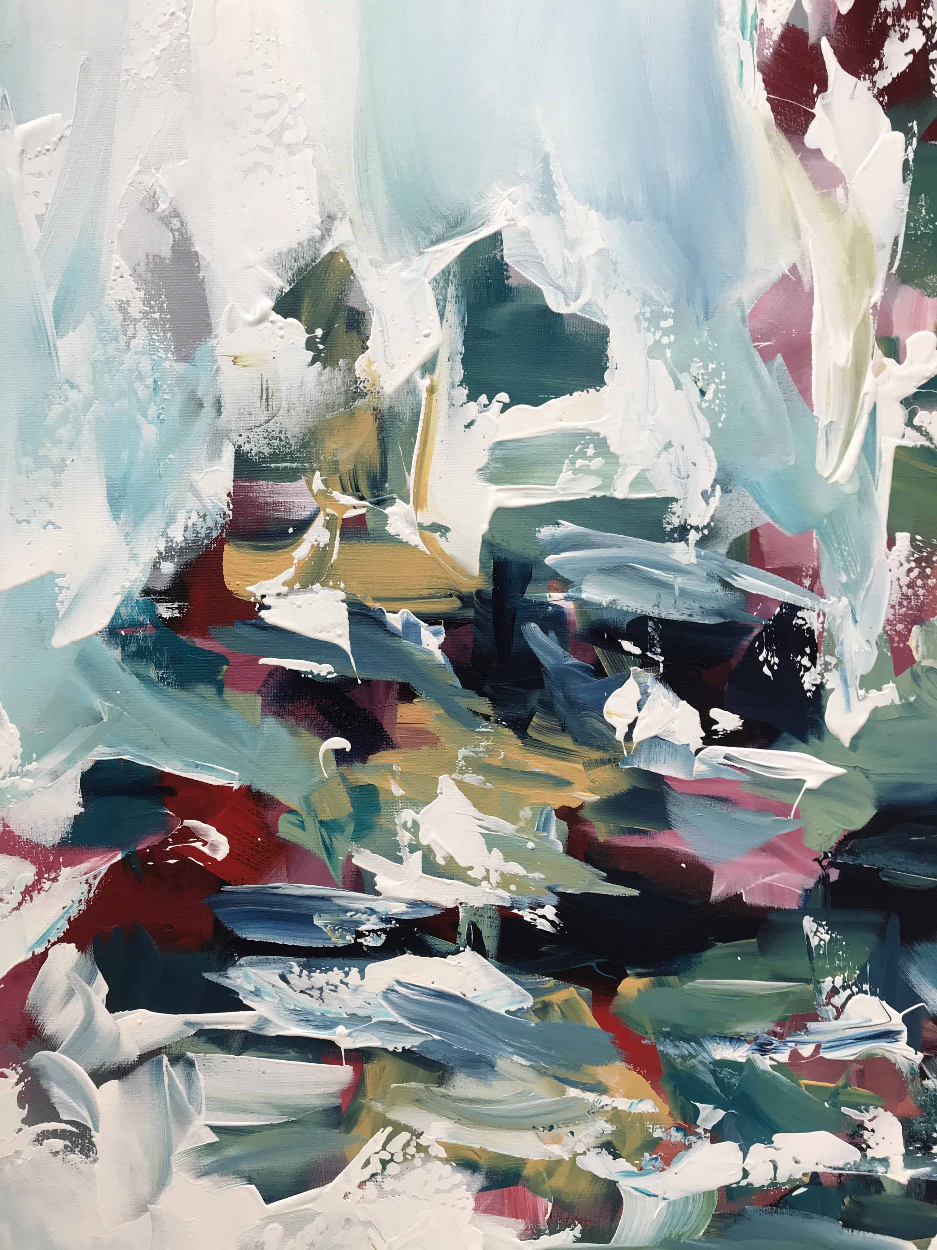 Into The Wild - 102x102 cm - Original Painting-OmarObaid.com