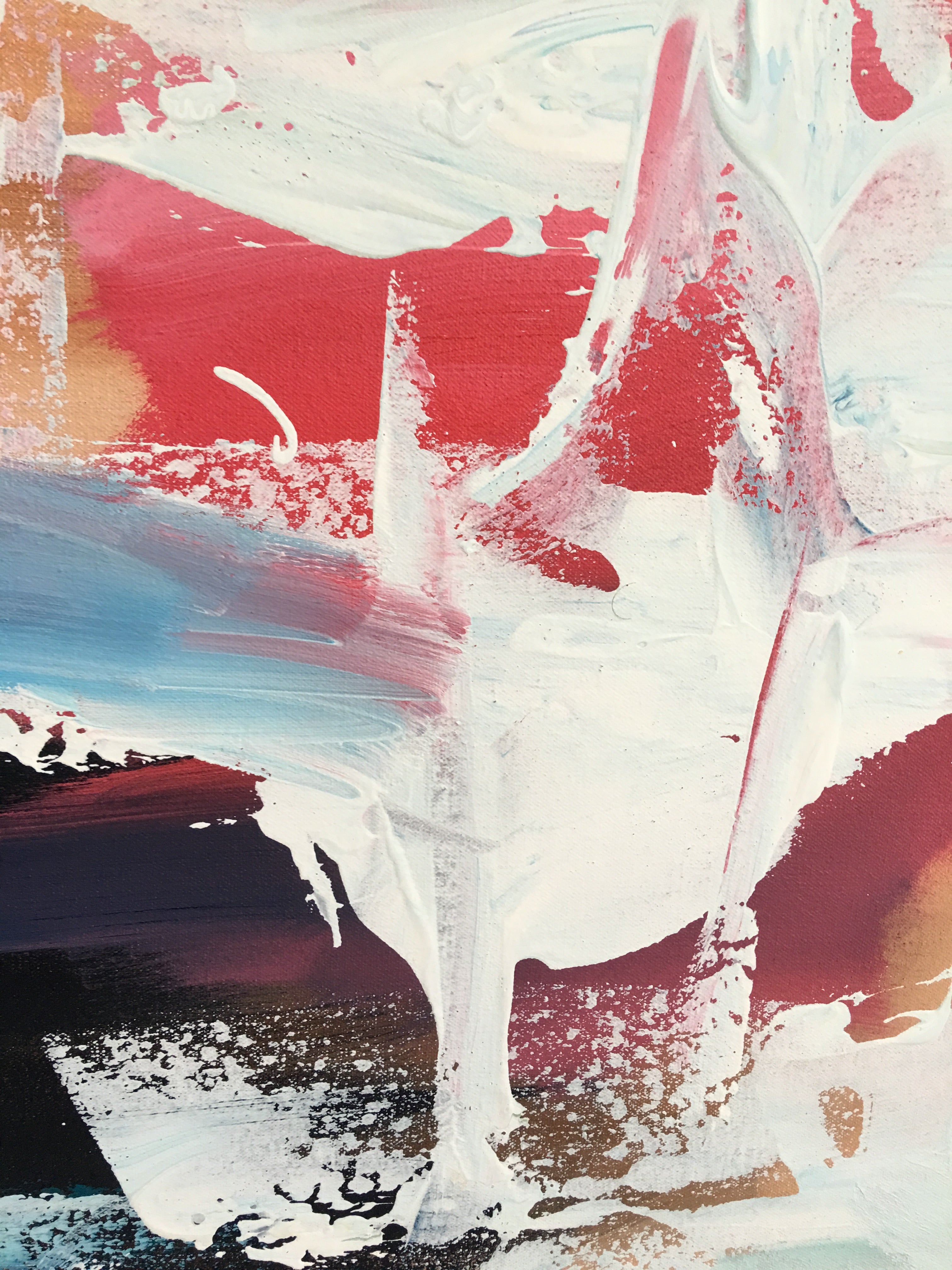 Three Days Of Rain - 150x90 cm - Original Painting-OmarObaid.com