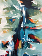 Shadow Of The Sun - 152x90 cm - Original Painting-OmarObaid.com