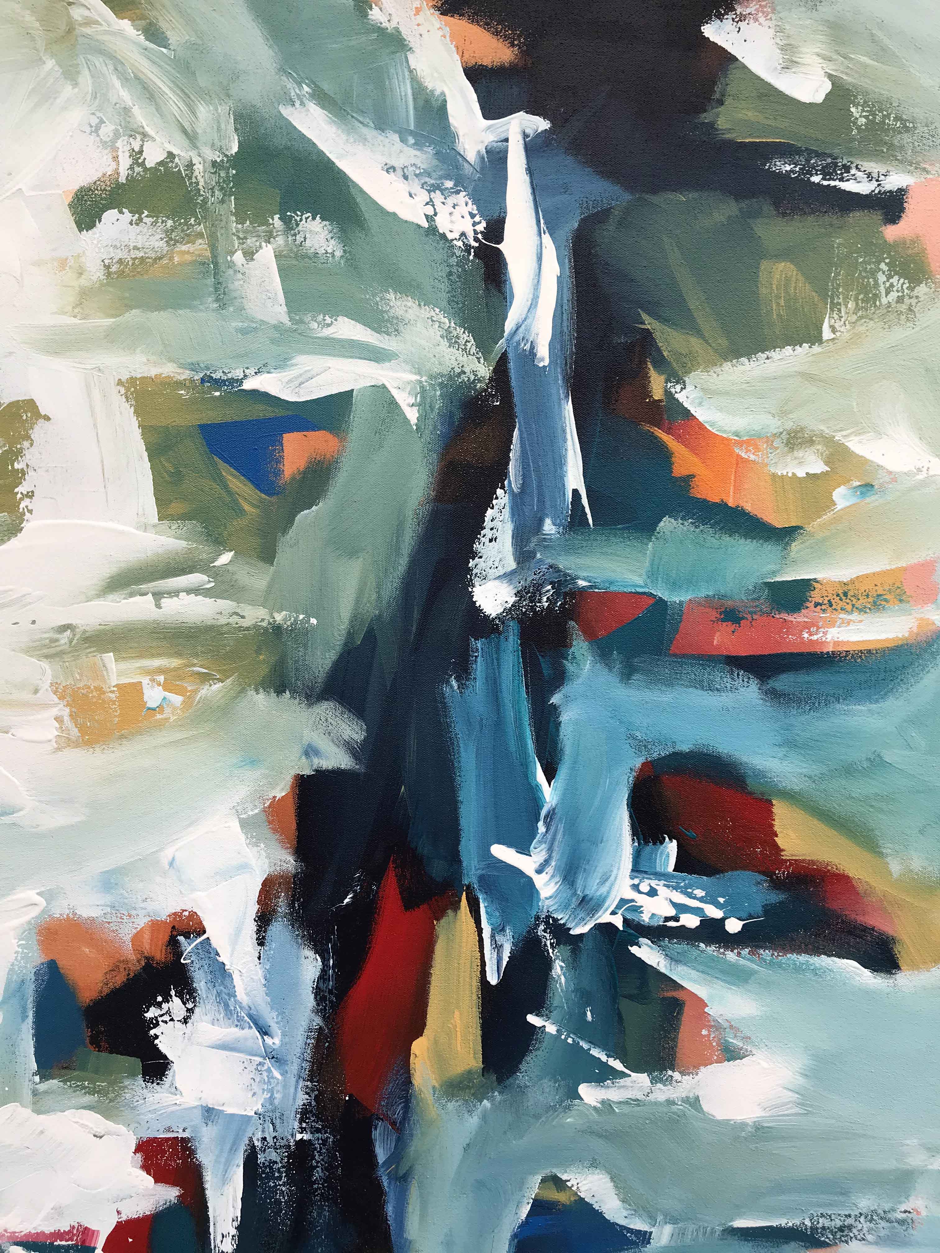 Shadow Of The Sun - 152x90 cm - Original Painting-OmarObaid.com