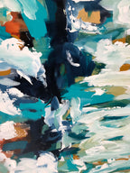 The Shore - 152x76 cm - Original Painting-OmarObaid.com