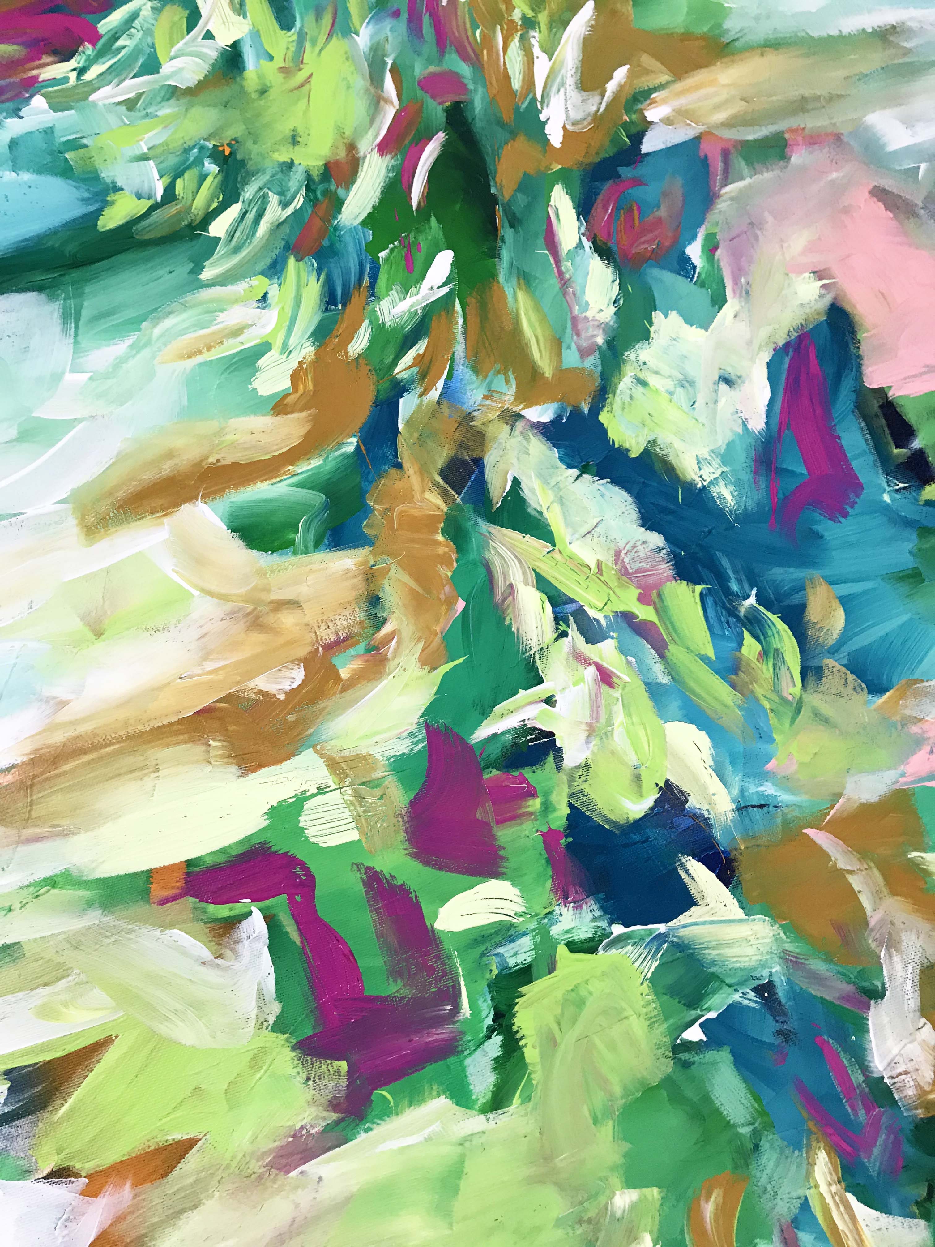Escape - 122x90 cm - Original Painting-OmarObaid.com