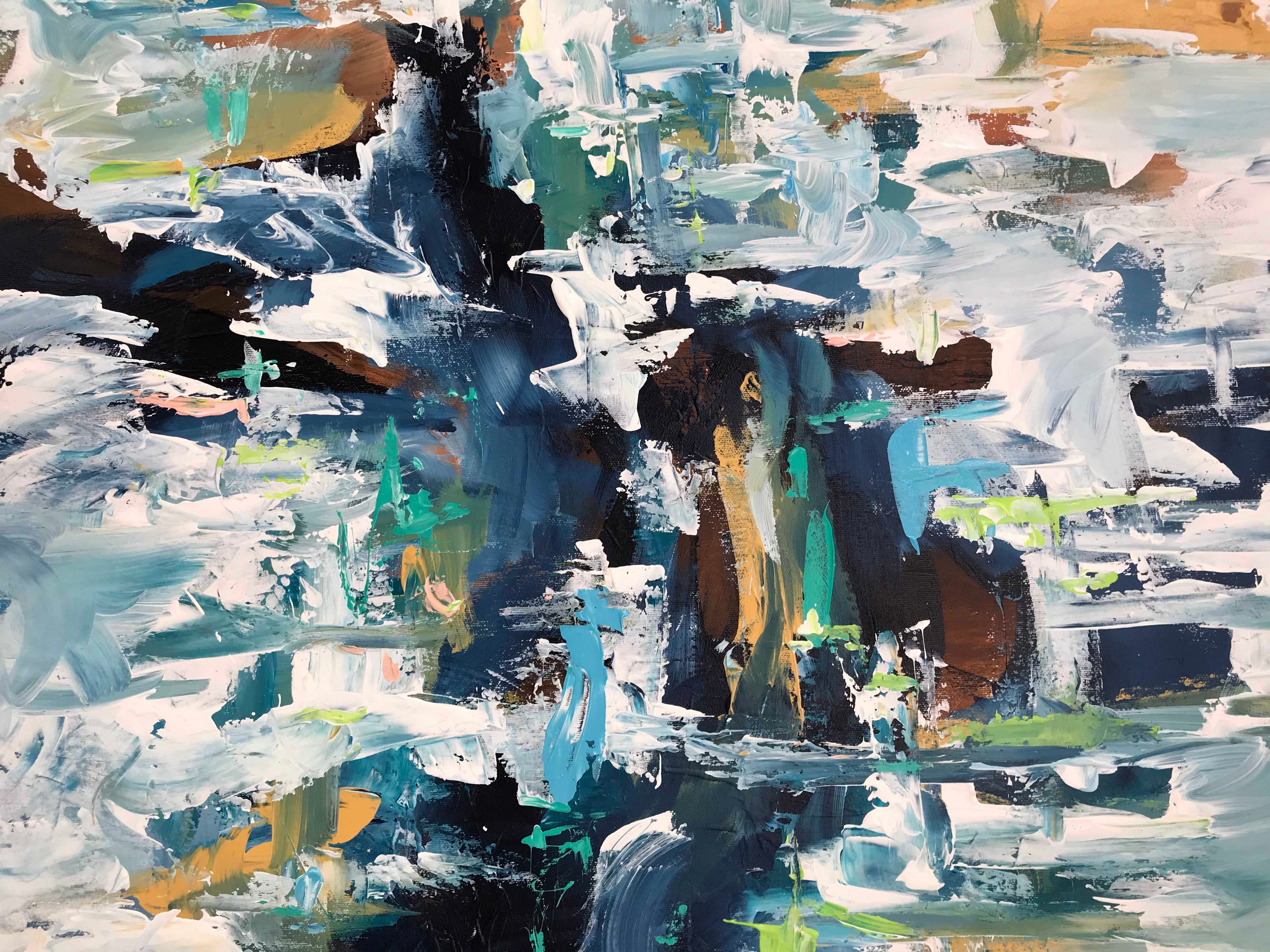 Mesmerised - 122x90 cm - Original Painting-OmarObaid.com
