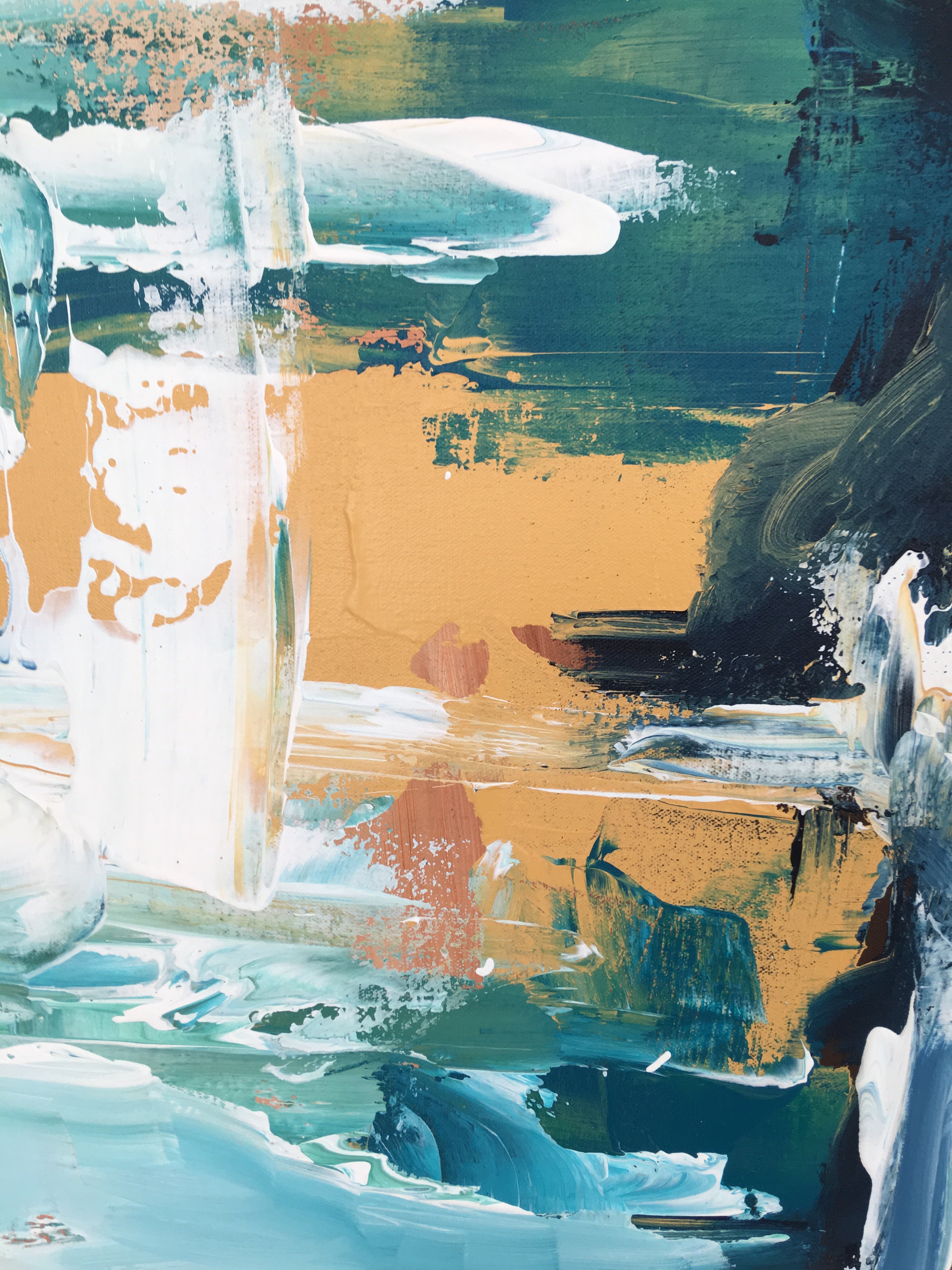 Hanging Gardens 2 - 152x92 cm - Original Painting-OmarObaid.com