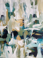 Traces Of Liberty - 152x76 cm - Original Painting-OmarObaid.com