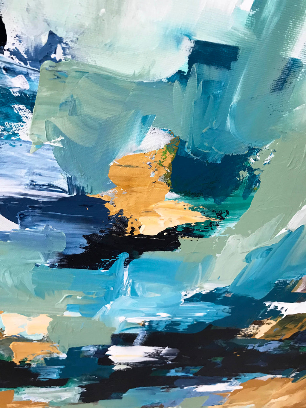 Flashback - 102x102 cm - Original Painting-OmarObaid.com