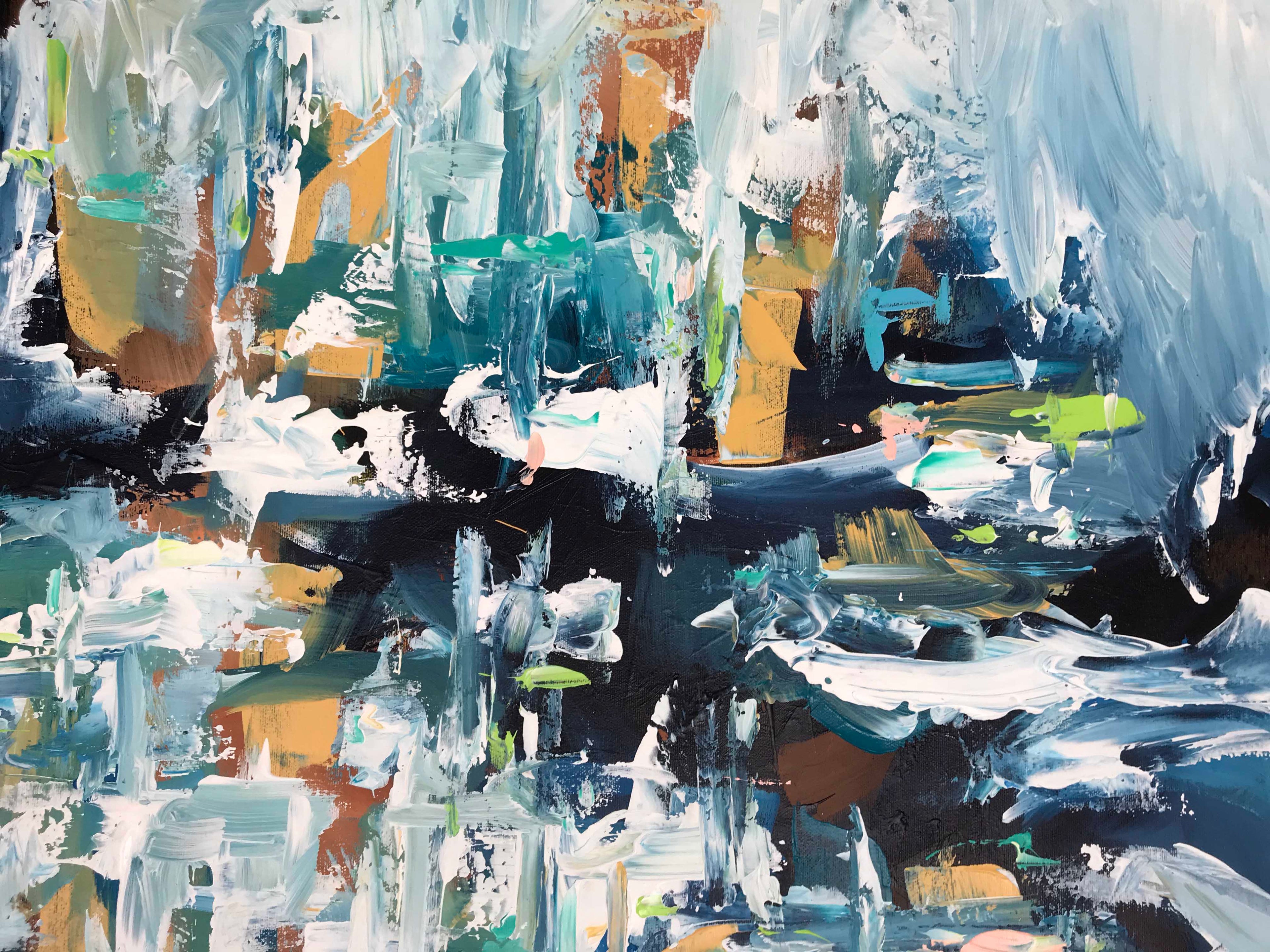 Mesmerised - 122x90 cm - Original Painting-OmarObaid.com