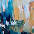 The Morning After II 100x100 cm Original Painting