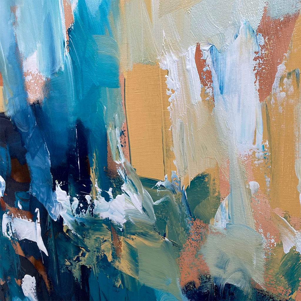 The Morning After II 100x100 cm Original Painting