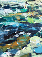 Hidden Agenda - 152x76 cm - Original Painting-OmarObaid.com
