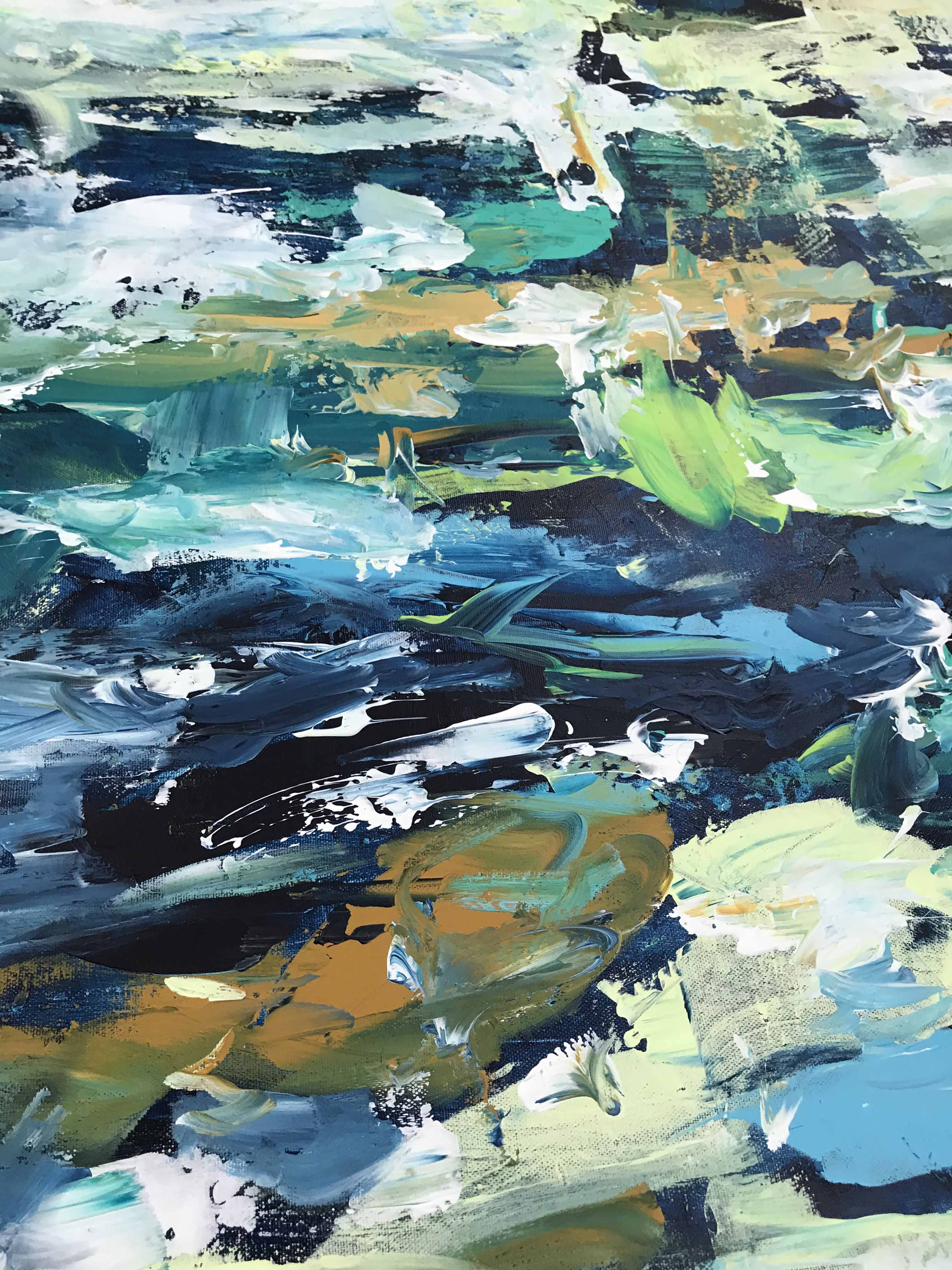 Hidden Agenda - 152x76 cm - Original Painting-OmarObaid.com