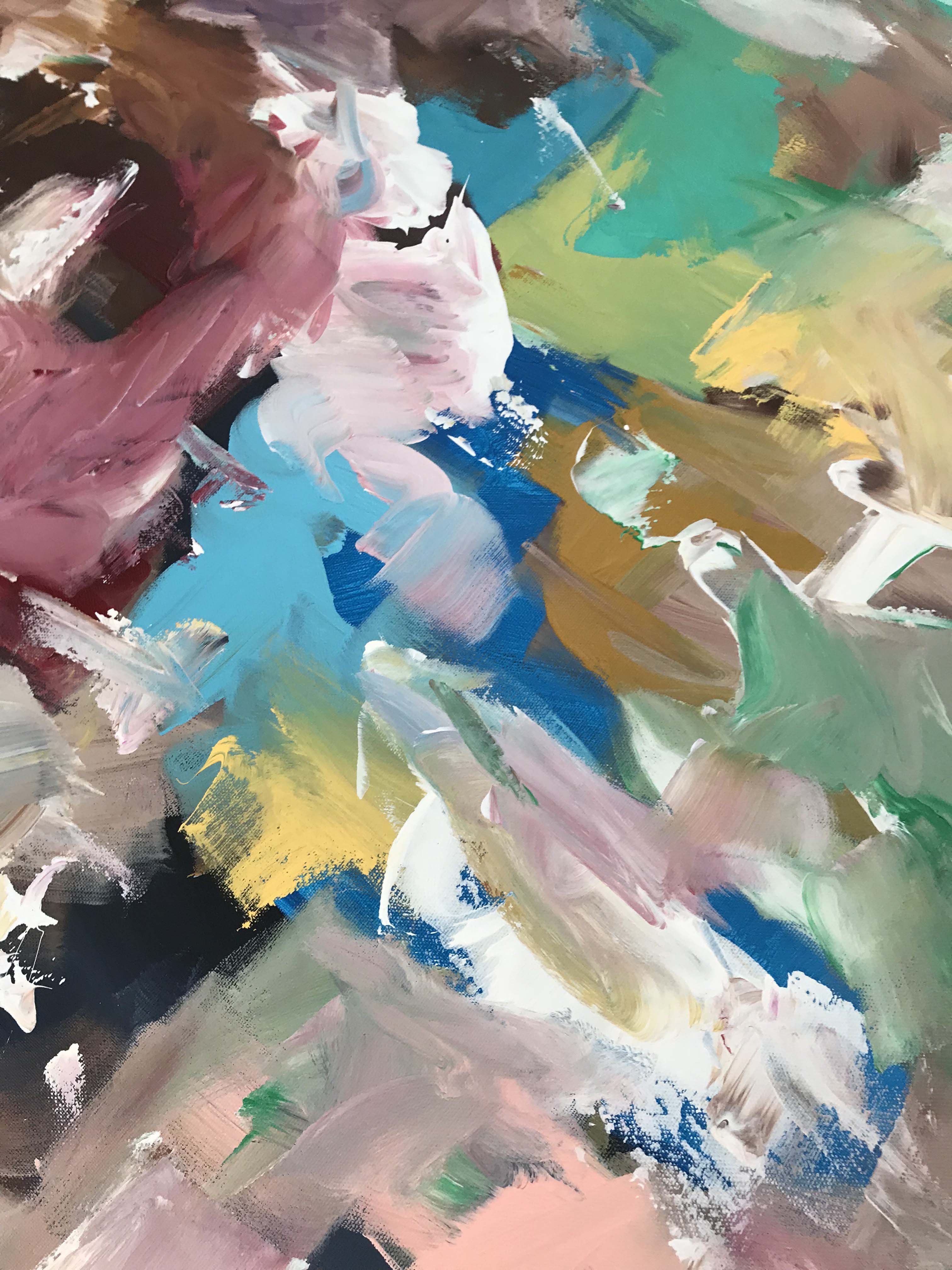 Abstract Spirit - 152x90 cm - Original Painting-OmarObaid.com