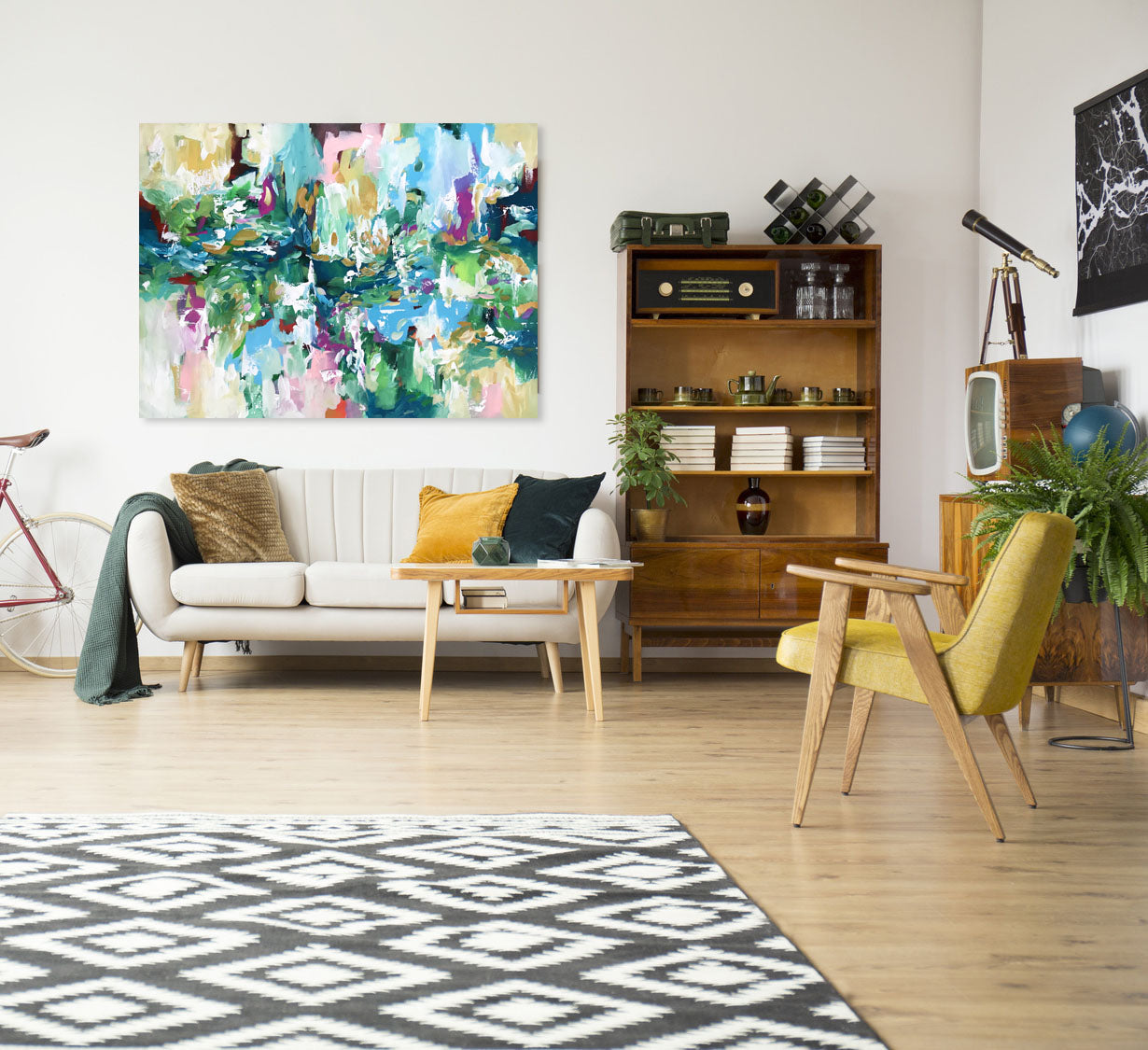 Lucidity - 122x90 cm - Original Painting-OmarObaid.com